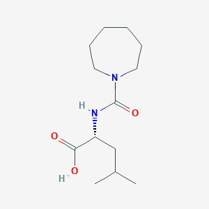 molecular formula C13H24N2O3 B8743080 N-(azepan-1-ylcarbonyl)-D-leucine 