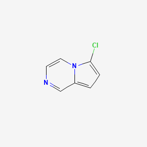 molecular formula C7H5ClN2 B8743154 6-Chloropyrrolo[1,2-a]pyrazine 