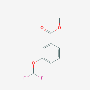 molecular formula C9H8F2O3 B8743167 Benzoic acid, 3-(difluoromethoxy)-, methyl ester 