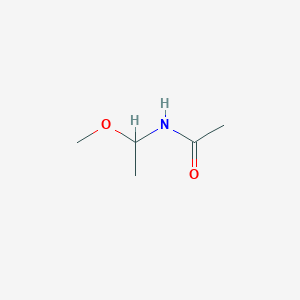 molecular formula C5H11NO2 B8743185 N-(1-methoxyethyl)acetamide CAS No. 55204-51-8