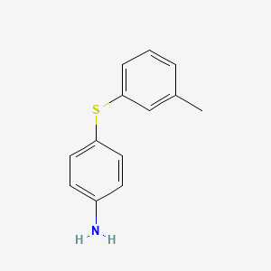 molecular formula C13H13NS B8743214 4-(m-Tolylthio)aniline CAS No. 76590-36-8