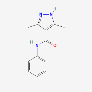 3,5-dimethyl-N-phenyl-1H-pyrazole-4-carboxamide