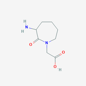 3-Aminohexahydro-2-oxo-1H-azepine-1-acetic acid