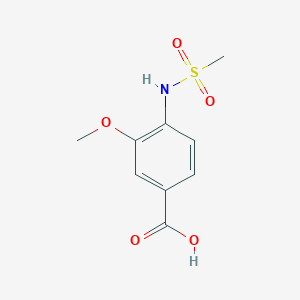 4-[(Methanesulfonyl)amino]-3-methoxybenzoic acid