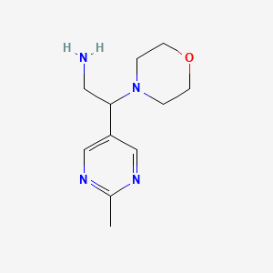2-(2-Methylpyrimidin-5-yl)-2-morpholinoethanamine