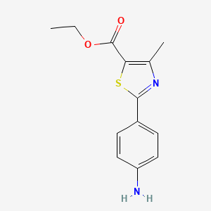 Ethyl 2-(4-aminophenyl)-4-methyl-1,3-thiazole-5-carboxylate