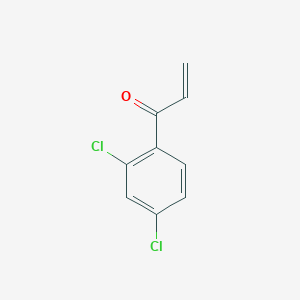 molecular formula C9H6Cl2O B8743323 1-(2,4-Dichlorophenyl)prop-2-en-1-one CAS No. 63198-77-6