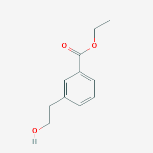 molecular formula C11H14O3 B8743331 Ethyl 3-(2-hydroxyethyl)benzoate 