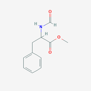 molecular formula C11H13NO3 B8743341 N-Formylphenylalanine, methyl ester 
