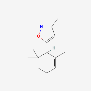 molecular formula C13H19NO B8743414 3-Methyl-5-(2,6,6-trimethyl-2-cyclohexen-1-yl)isoxazole CAS No. 39190-09-5
