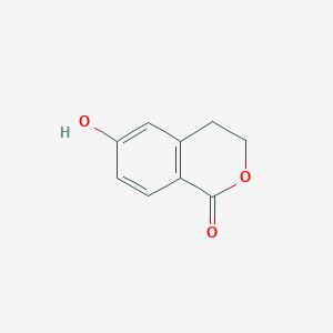 molecular formula C9H8O3 B8743422 6-Hydroxyisochroman-1-one 
