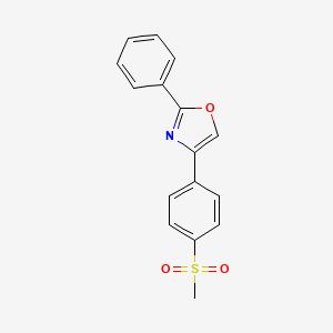 4-[4-(Methylsulfonyl)phenyl]-2-phenyl-1,3-oxazole