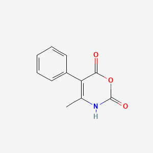 molecular formula C11H9NO3 B8743575 4-methyl-5-phenyl-3H-[1,3]oxazine-2,6-dione 