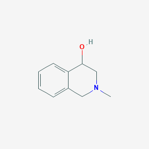 molecular formula C10H13NO B8743610 2-Methyl-1,2,3,4-tetrahydro-4-isoquinolinol 
