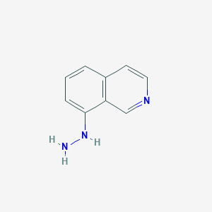molecular formula C9H9N3 B8743618 8-Hydrazinylisoquinoline 