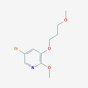 B8743736 5-Bromo-2-methoxy-3-(3-methoxypropoxy)pyridine CAS No. 865156-71-4