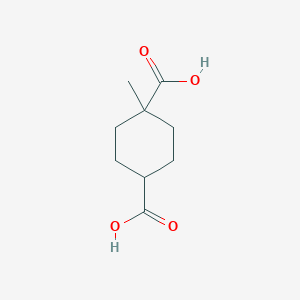 molecular formula C9H14O4 B8743748 1-Methylcyclohexane-1,4-dicarboxylic acid 