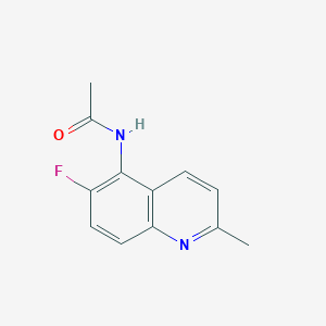 N-(6-Fluoro-2-methylquinolin-5-yl)acetamide