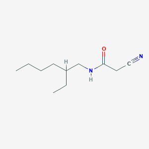 molecular formula C11H20N2O B8743785 2-cyano-N-(2-ethylhexyl)acetamide CAS No. 63657-45-4