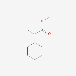 molecular formula C10H18O2 B8743799 Methyl 2-cyclohexylpropanoate 