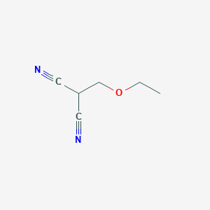 molecular formula C6H8N2O B8743802 (Ethoxymethyl)propanedinitrile CAS No. 86240-43-9