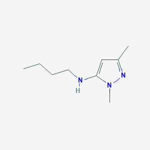 molecular formula C9H17N3 B8743810 N-butyl-1,3-dimethyl-1H-Pyrazol-5-amine 