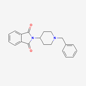 molecular formula C20H20N2O2 B8743821 1-Benzyl-4-phthalimidopiperidine 