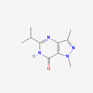 molecular formula C10H14N4O B8743842 1,3-dimethyl-5-isopropyl-1H-pyrazolo[4,3-d]pyrimidin-7-ol 