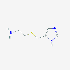 2-{[(1H-Imidazol-5-yl)methyl]sulfanyl}ethan-1-amine