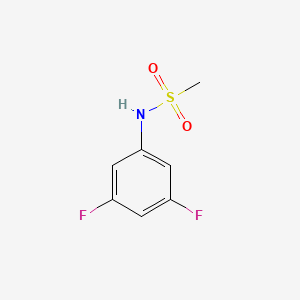 molecular formula C7H7F2NO2S B8743965 N-(3,5-difluorophenyl)methanesulfonamide 