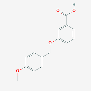 molecular formula C15H14O4 B8743984 3-(4-Methoxybenzyloxy)benzoic acid 