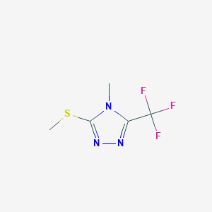 4-Methyl-3-(methylsulfanyl)-5-(trifluoromethyl)-4H-1,2,4-triazole