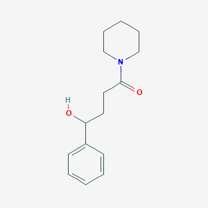 molecular formula C15H21NO2 B8743996 4-Hydroxy-4-phenyl-1-(piperidin-1-yl)butan-1-one CAS No. 102005-09-4