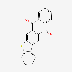 molecular formula C20H10O2S B8744046 Anthra[2,3-b]benzo[d]thiophene-7,12-dione CAS No. 13781-50-5