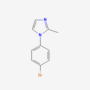 molecular formula C10H9BrN2 B8744068 1-(4-bromophenyl)-2-methyl-1H-imidazole 