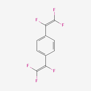 molecular formula C10H4F6 B8744080 1,4-Bis(trifluorovinyl)benzene CAS No. 113268-53-4