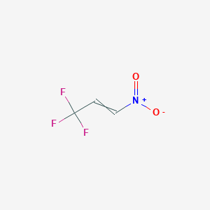 molecular formula C3H2F3NO2 B8744117 3,3,3-Trifluoro-1-nitropropene 