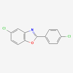 molecular formula C13H7Cl2NO B8744160 5-Chloro-2-(4-chlorophenyl)-1,3-benzoxazole CAS No. 955-77-1