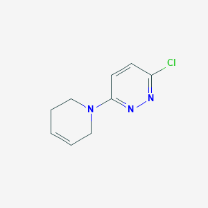 molecular formula C9H10ClN3 B8744168 3-chloro-6-(3,6-dihydro-1(2H)-pyridinyl)Pyridazine 