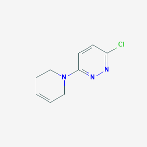 molecular formula C9H10ClN3 B8744168 3-chloro-6-(3,6-dihydro-2H-pyridin-1-yl)pyridazine 