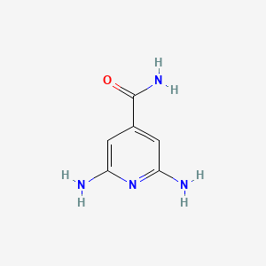 molecular formula C6H8N4O B8744205 2,6-Diaminoisonicotinamide 