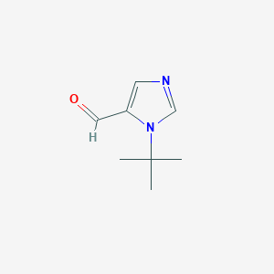molecular formula C8H12N2O B8744234 1-tert-butyl-1H-imidazole-5-carbaldehyde 
