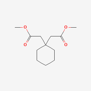 molecular formula C12H20O4 B8744270 Dimethyl 1,1-cyclohexanediacetate 