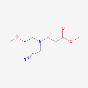 methyl N-cyanomethyl-N-(2-methoxy-ethyl)-3-aminopropionate