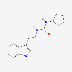 1-cyclopentyl-3-[2-(1H-indol-3-yl)ethyl]urea