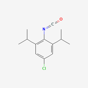 B8744343 5-Chloro-2-isocyanato-1,3-di(propan-2-yl)benzene CAS No. 63520-60-5