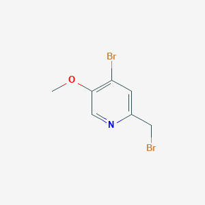 4-Bromo-2-bromomethyl-5-methoxy-pyridine