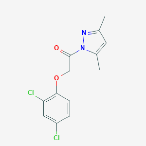 molecular formula C13H12Cl2N2O2 B087444 1-(2,4-二氯苯氧基乙酰)-3,5-二甲基吡唑 CAS No. 13241-78-6