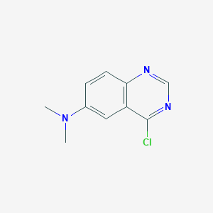 molecular formula C10H10ClN3 B8744401 4-chloro-N,N-dimethylquinazolin-6-amine 