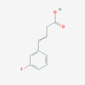 molecular formula C10H9FO2 B8744441 4-(3-Fluorophenyl)-3-butenoic Acid 